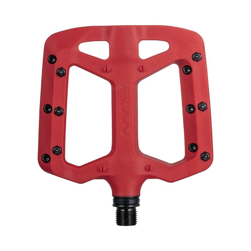 Pedales TAIPAN 105x100x14mm en Termoplástico Rojo