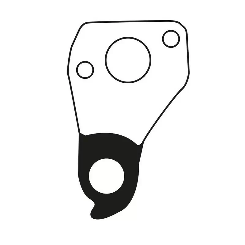 Patte de dérailleur en aluminium modèle K1 - image