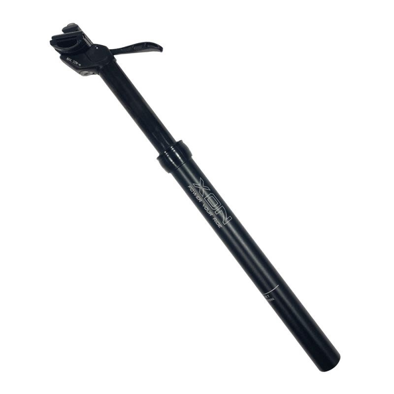 27.2x100mm PINOCCHIO Telescopic Seatpost in Black Aluminium