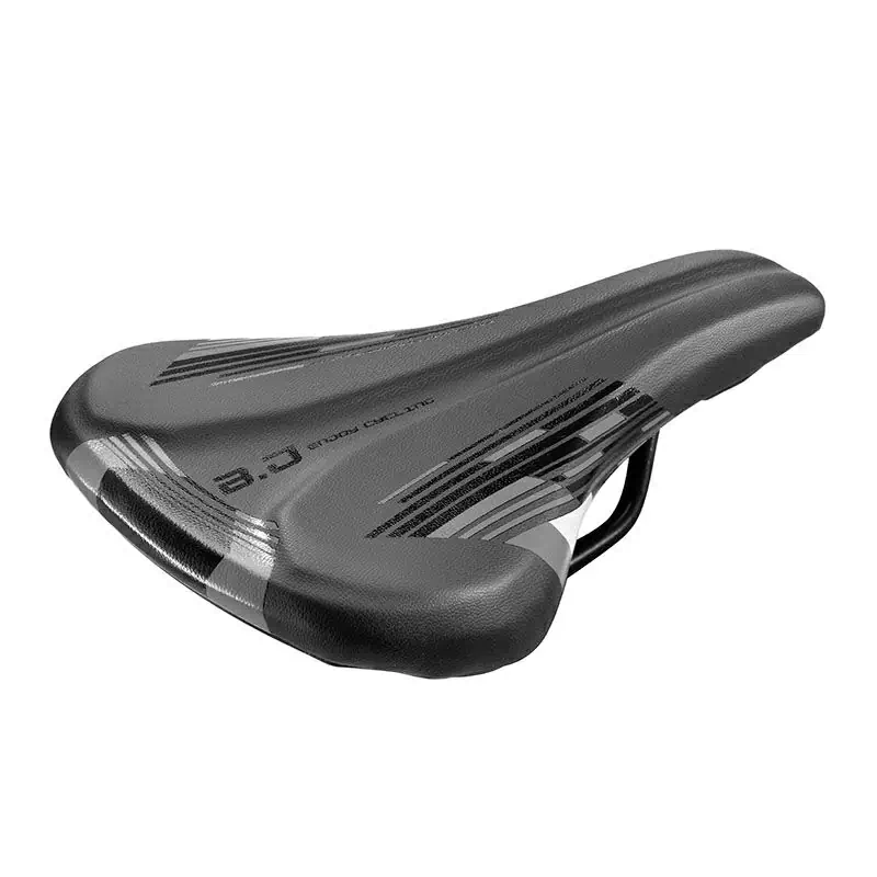 Saddle B.J. Junior 20/24'' 235x145mm Black with Clamp - image