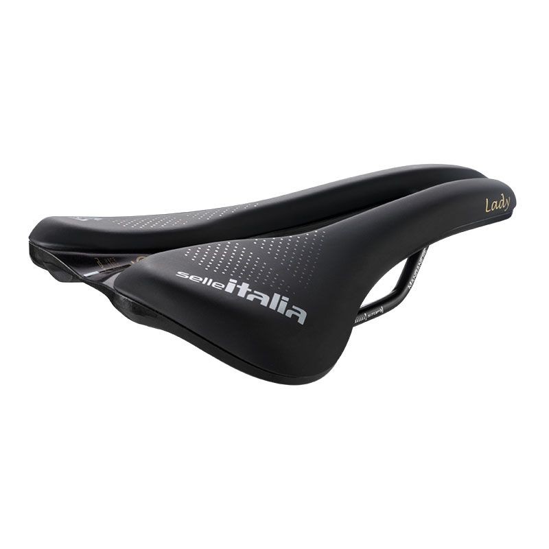 Sillín Novus Evo Boost Superflow Lady TM L, cuadro Black Manganese Soft-Tek