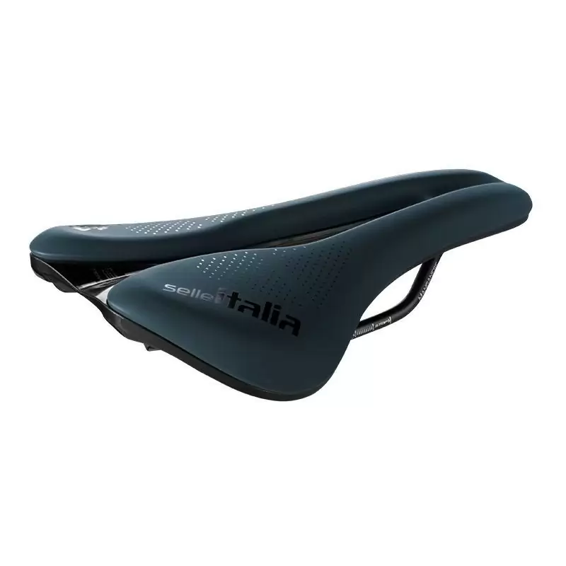 Sillín Novus Evo Boost Superflow Gravel TM L Azul Manganeso Cuadro Soft-Tek - image