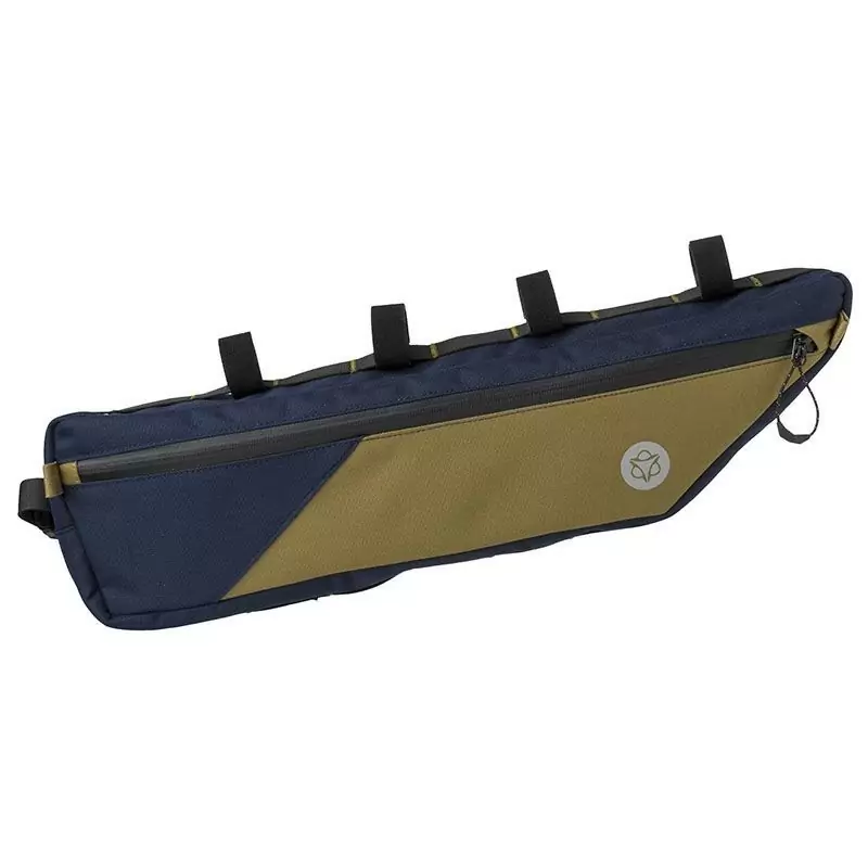 Bolsa VENTURE 49x12x6cm Estructura Mediana Azul/Marrón 4lt - image