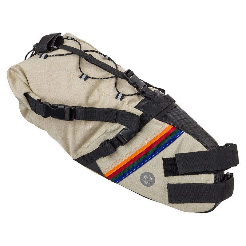 VENTURE Alforja 10x15x50cm Trasera Beige 10lt