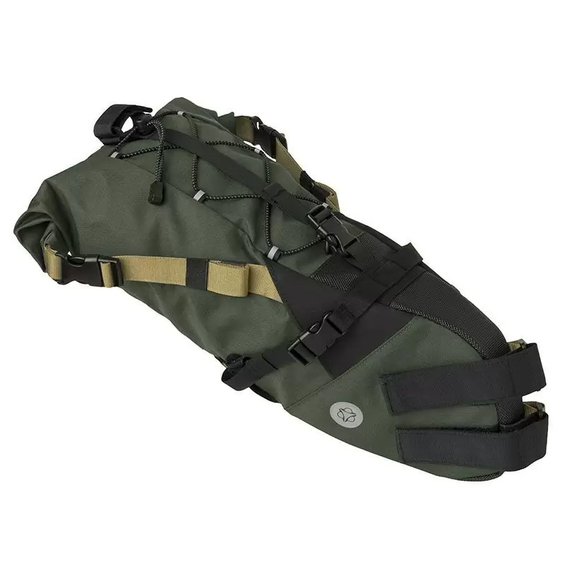 Alforja VENTURE 10x15x50cm Trasera Verde Militar 10lt - image
