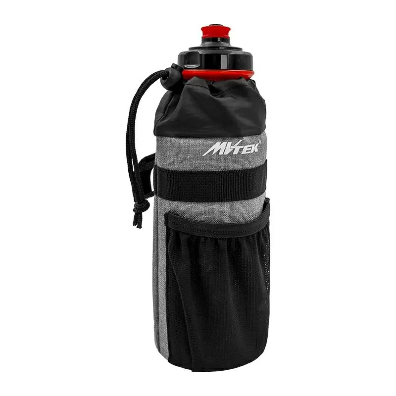 Bolsa para Botellas de Manillar 9x21cm Gris - image
