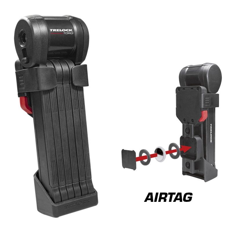 Candado plegable con etiqueta neumática FS580 TORO X-PRESS de 900 mm