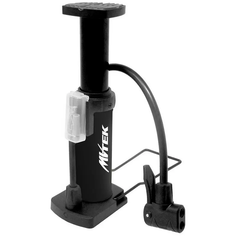 Bomba de pé de metal Push 7 Bar para bicicletas, bolas e insufláveis - image