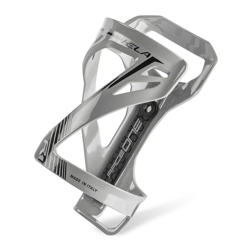 Portabidón lateral KELA gris brillo con tornillos