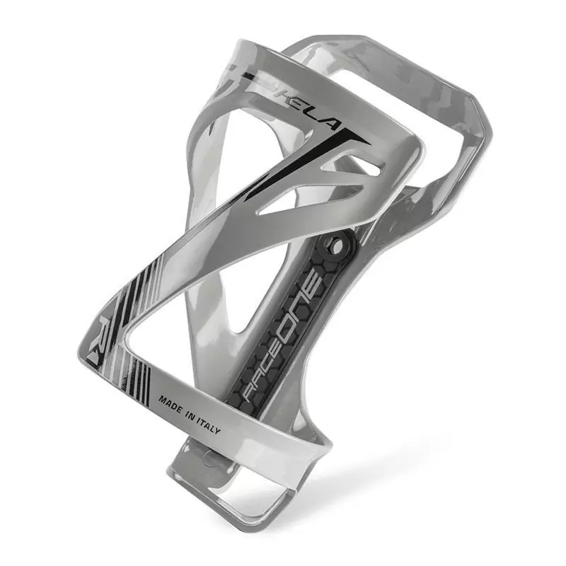 Portabidón lateral KELA gris brillo con tornillos - image