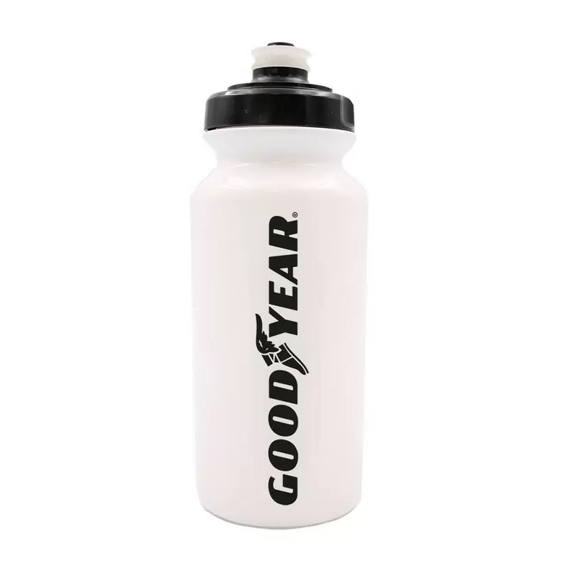 Botella de agua GOODYEAR blanca de 500 ml con tapón ULTRA y patrocinador - image