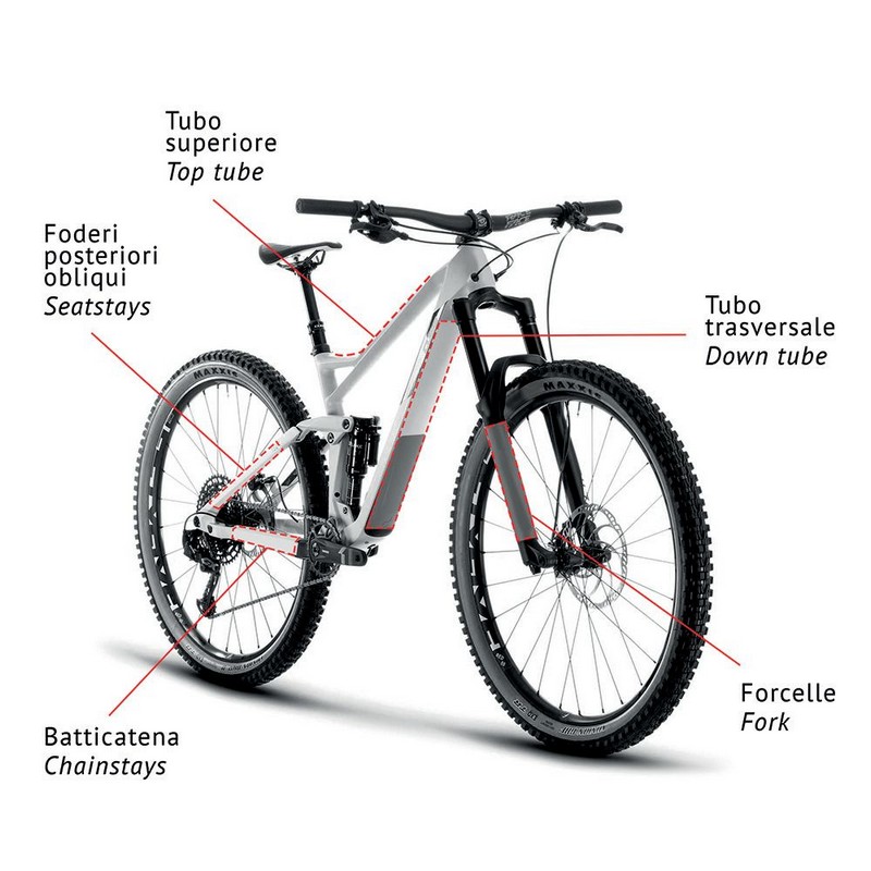 Scudo Plus E-Bike Frame Protection 8x70cm (2 stickers)