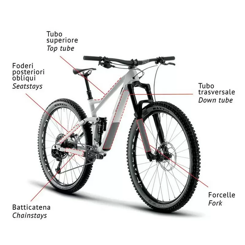 Scudo Plus E-Bike Frame Protection 8x70cm (2 stickers) - image