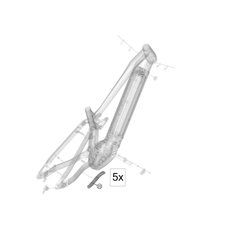 Batticatena In Gomma Per Gen 5 Al 5pz - image