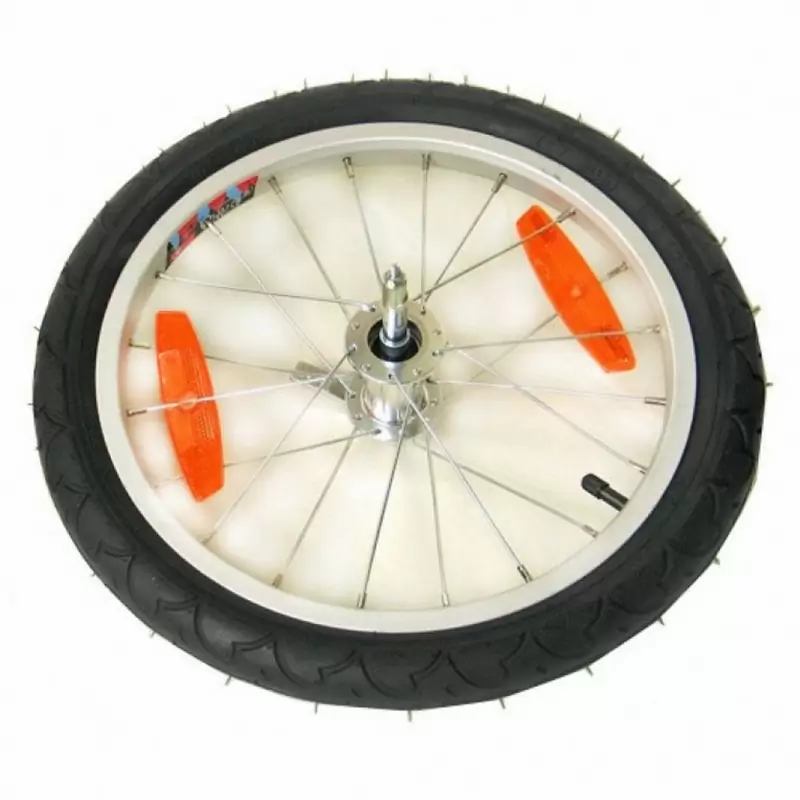 Wheel 16'' aluminium QR reflectors for trailers with hanger - image