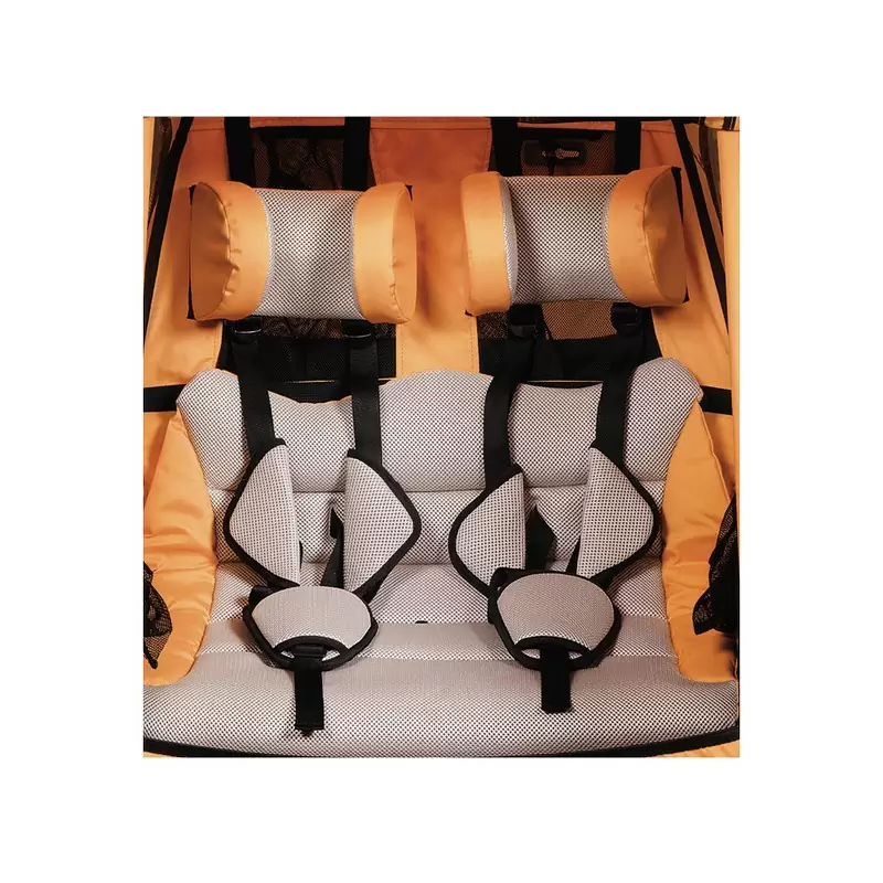 Fabric seat with belts for Kids Trailer DUO S BS-X125 20