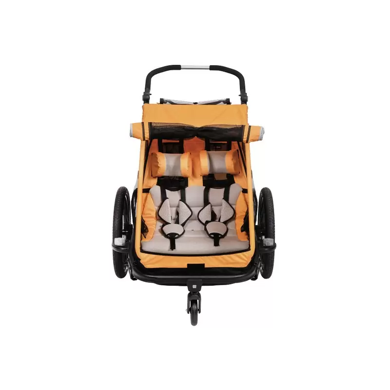Fabric seat with belts for Kids Trailer DUO S BS-X125 20