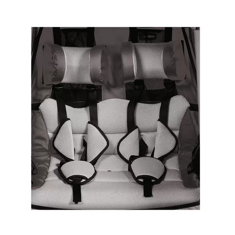 Siège en tissu avec ceintures pour remorque enfant DUO S BS-X125 20