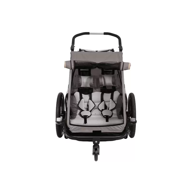Siège en tissu avec ceintures pour remorque enfant DUO S BS-X125 20