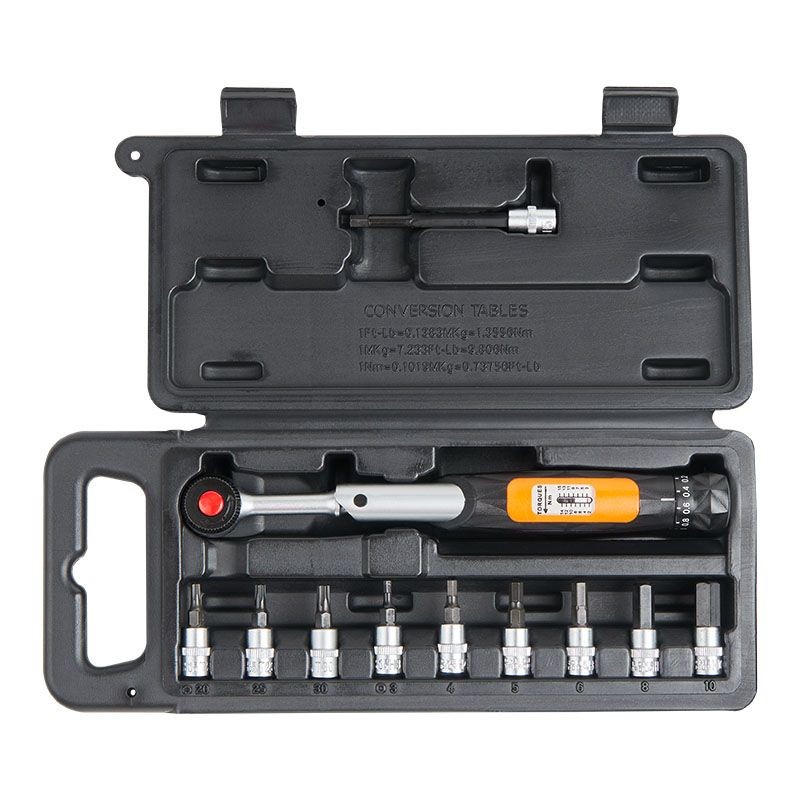Torque wrench 2/15nm with sockets 3-10mm + TorX 25