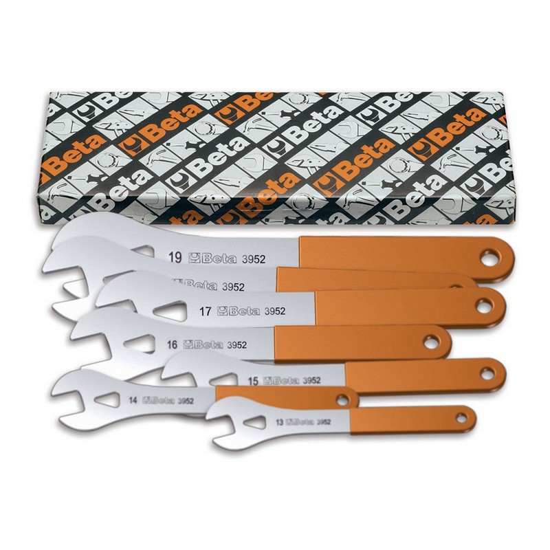 Llaves de boca planas (KIT) - 7 piezas de 13 mm a 19 mm
