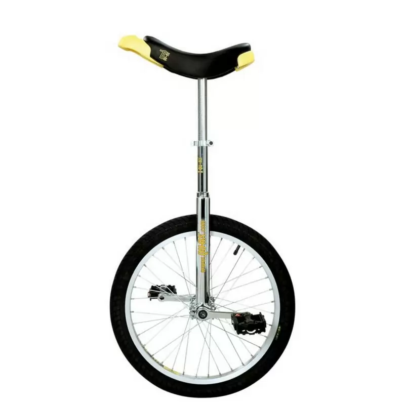 Monocycle 20'' luxe chrome 1002 avec jante aluminium roue noire - image