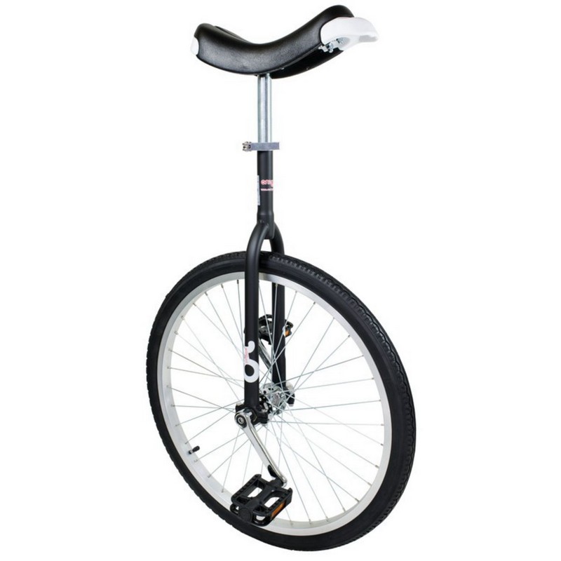 Monociclo OnlyOne 24'' nero Cerchio in alluminio gomma nera