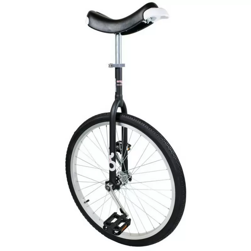 Monociclo OnlyOne 24'' nero Cerchio in alluminio gomma nera - image