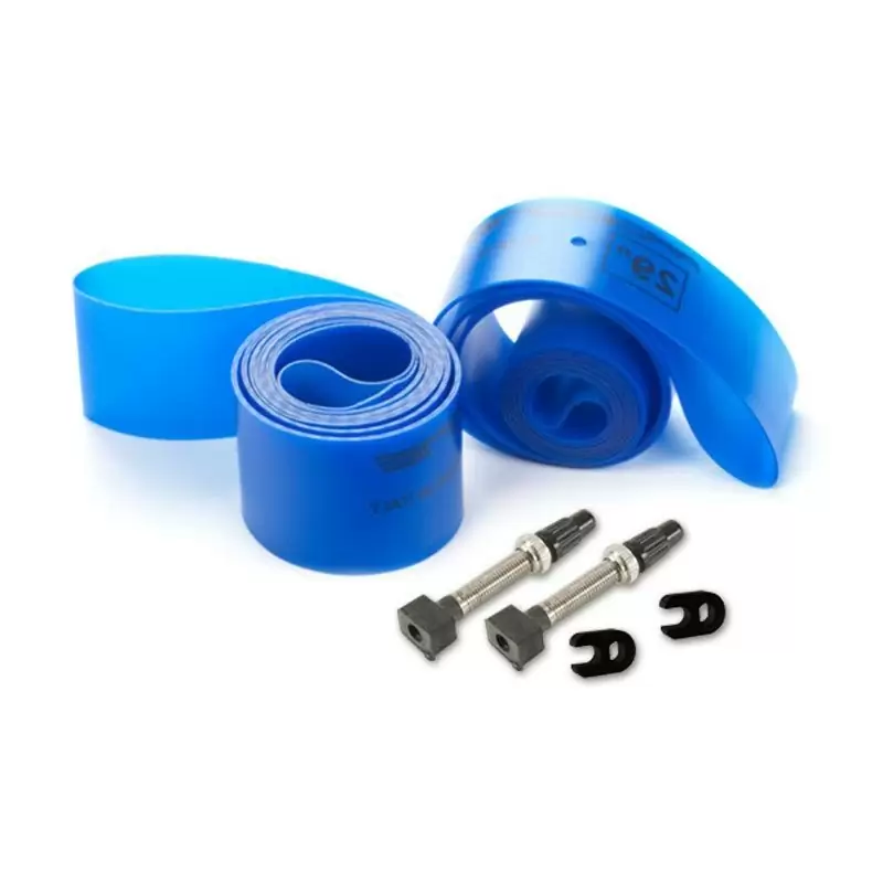 Nastro+Valvola Tubeless (Kit) Corsa 18mm X 1mm (Coppia) - image