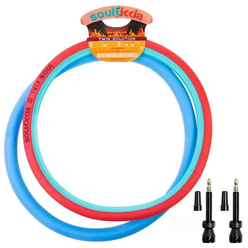Soulciccia 29X45mm Twin Soul (2 Pezzi) + 2 Valvole Tubeless - image