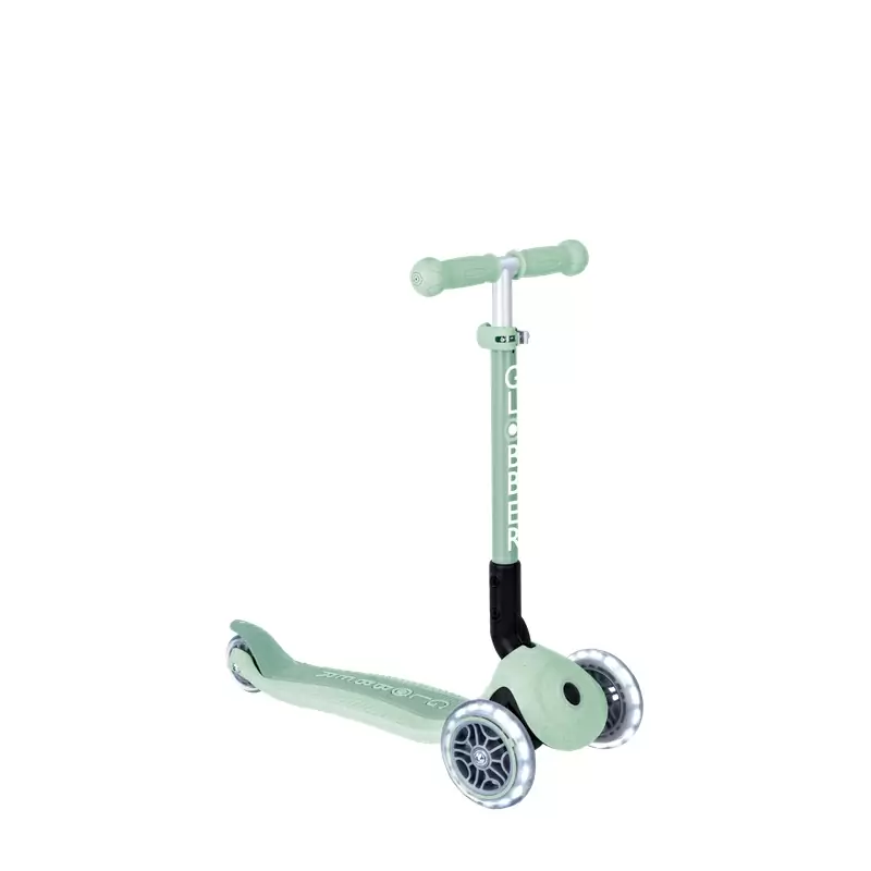 Monopattino Jr. Foldable Lights Eco Pistacchio 120/80mm #6