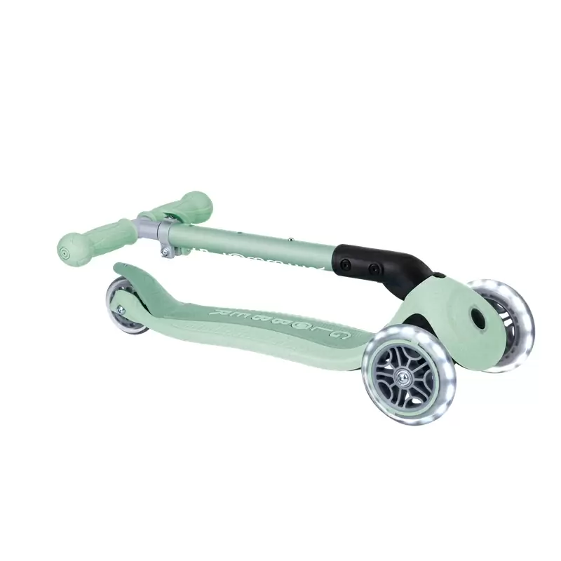 Monopattino Jr. Foldable Lights Eco Pistacchio 120/80mm #8