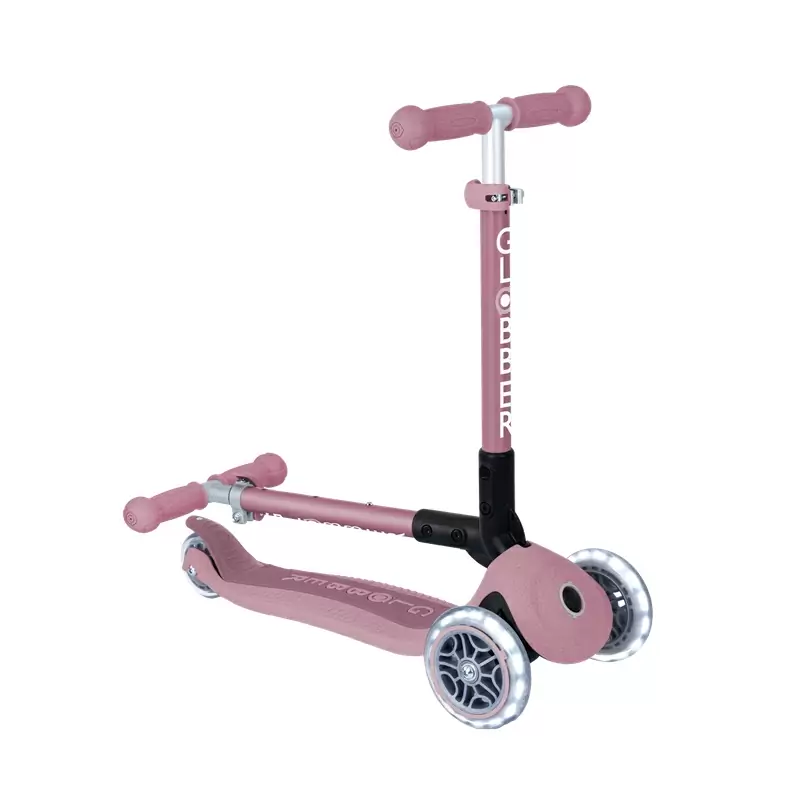 Monopattino Jr. Foldable Lights Eco Berry 120/80mm #6