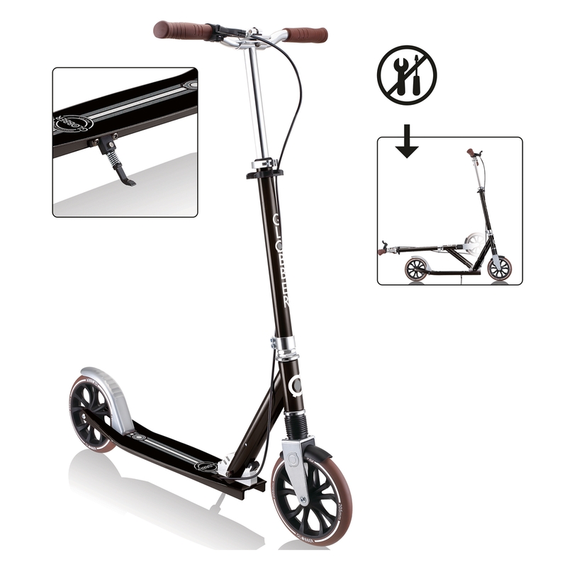 Patinete Nl 205 Deluxevintage Negro 205mm