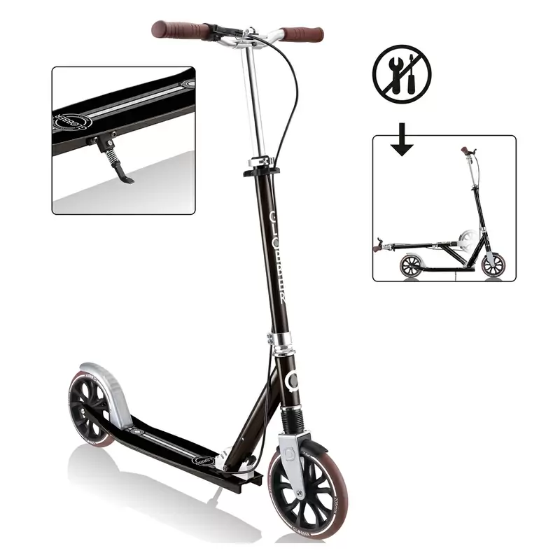 Patinete Nl 205 Deluxevintage Negro 205mm - image