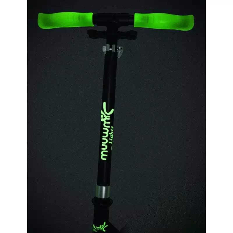 Lights All Glow Trottinette Noir/Vert Roues éclairées 145 mm #4