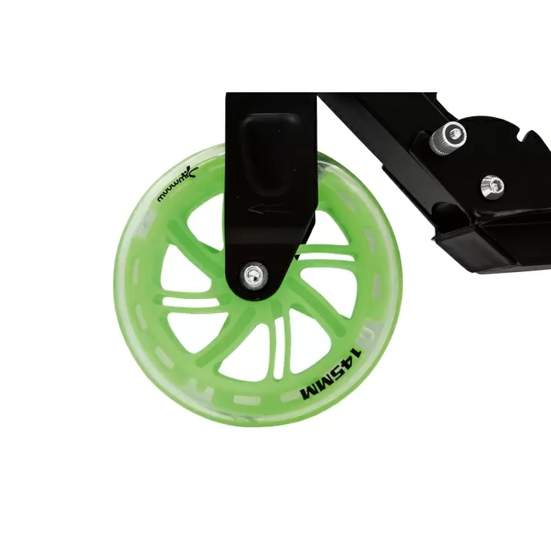 Lights All Glow Trottinette Noir/Vert Roues éclairées 145 mm #6