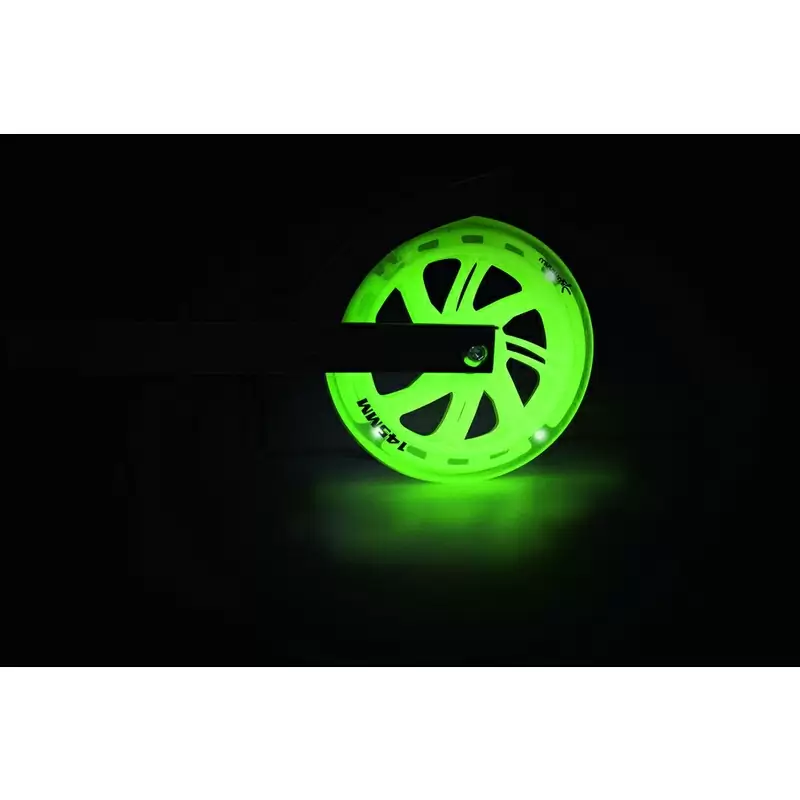 Lights All Glow Trottinette Noir/Vert Roues éclairées 145 mm #7