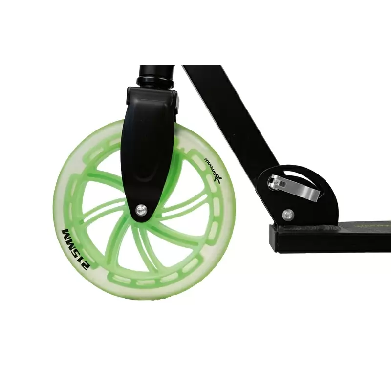 Luzes All Glow Scooter Rodas Iluminadas Pretas/Verdes 215mm #2