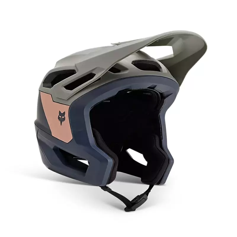 Dropframe Pro Enduro-Helm, Grau/Rosa, Größe L (59–63 cm) - image