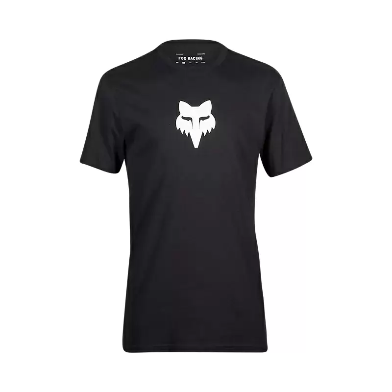 T-Shirt Premium Fox Head Nero/Bianco taglia L. - image