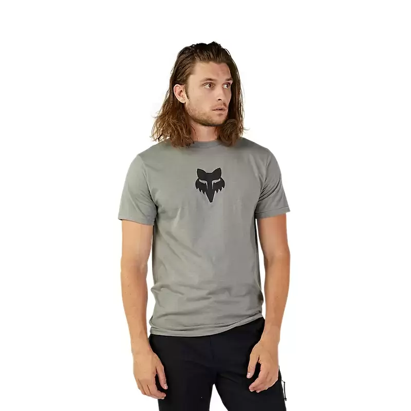 Camiseta de grafito gris de cabeza de zorro premium l tamaño de camiseta l #1