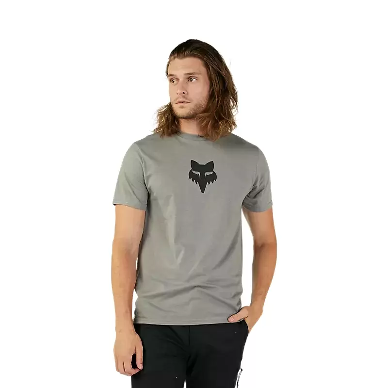 Premium Fox Head Gray Grafite T-shirt size L #3