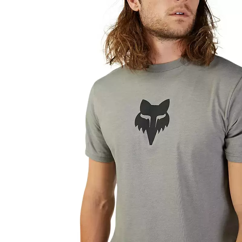 T-Shirt Premium Fox Head Grigio Grafite Taglia L #4