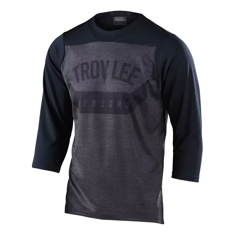Maglia MTB RUCKUS ARC a maniche a tre quarti ventilata nero Taglia S #1