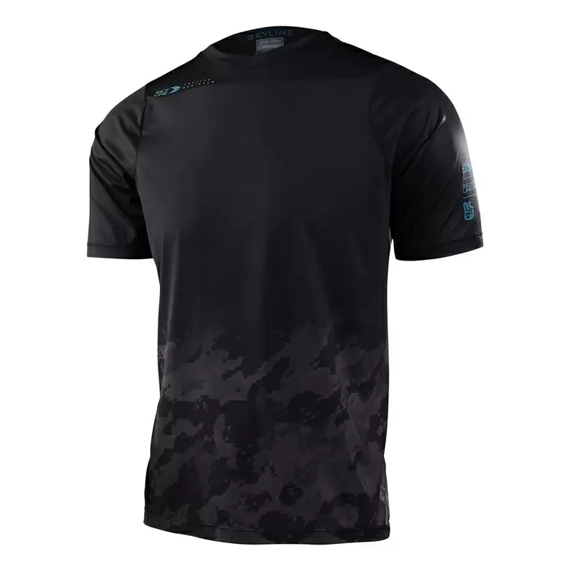 Maglia MTB SKYLINE a manica corta ultraleggera nero Taglia S - image