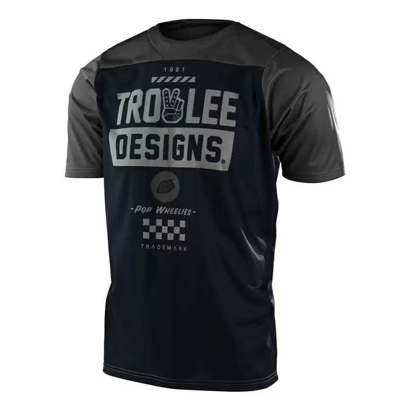 MTB Skyline Cambier shirt with short sleeve ultra light blue/green size s #1