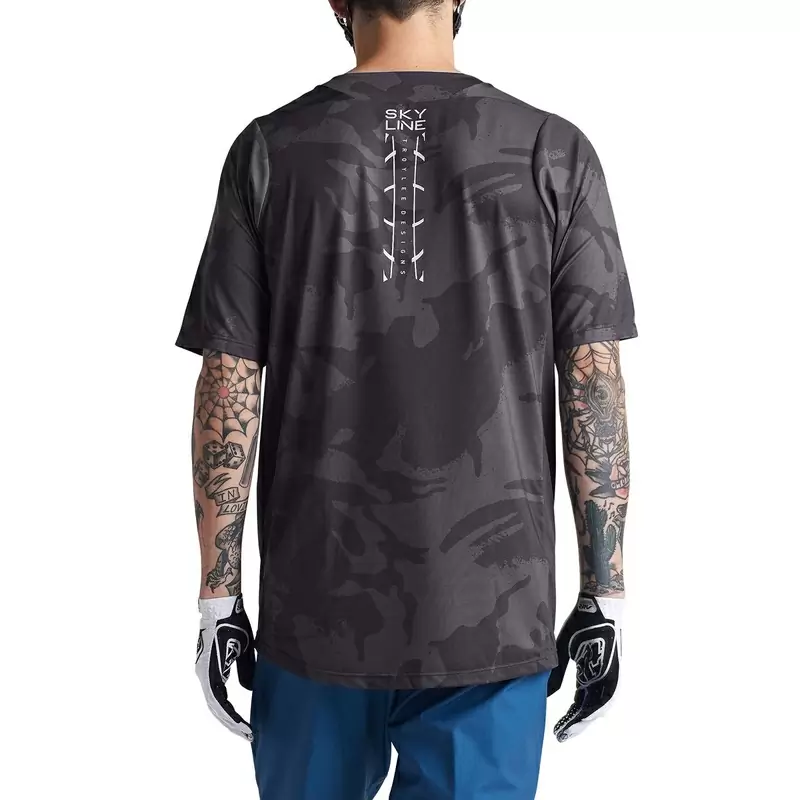 MTB Skyline Shadow Skyline shirt with black short -sleeved black size s #2