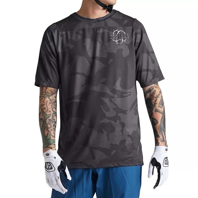 MTB Skyline Shadow Skyline shirt with black short -sleeved black size s #3