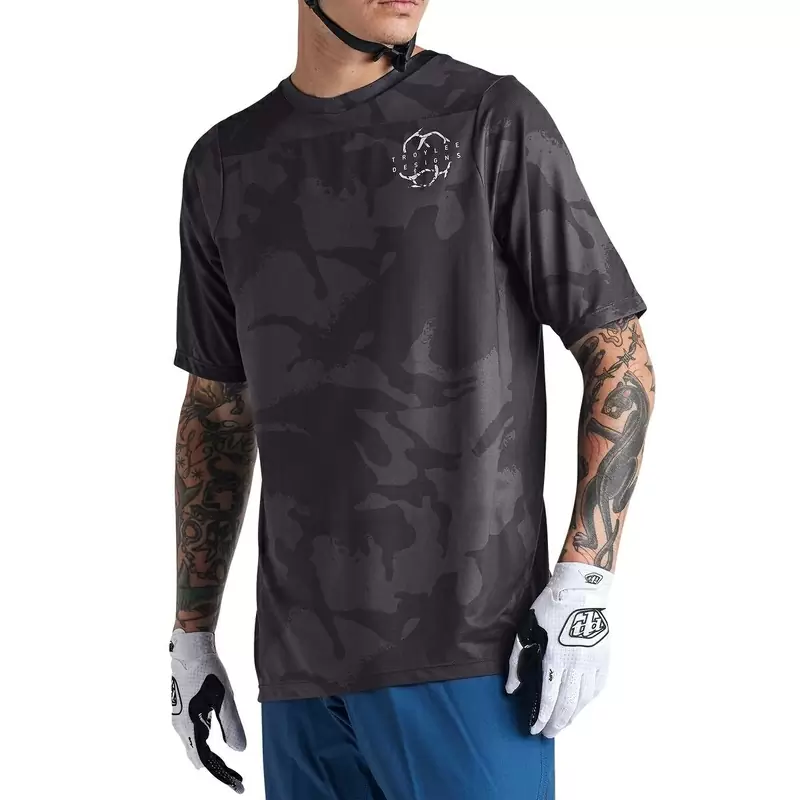 MTB Skyline Shadow Skyline shirt with black short -sleeved black size s #4